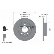 Слика 1 на кочионен диск TEXTAR PRO 92082503