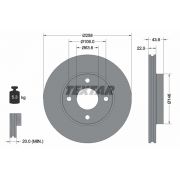 Слика 1 на кочионен диск TEXTAR PRO 92096203