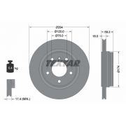 Слика 1 $на Кочионен диск TEXTAR PRO 92097303