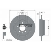 Слика 1 на кочионен диск TEXTAR PRO 92100703