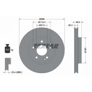 Слика 1 на кочионен диск TEXTAR PRO 92105903