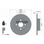 Слика 1 $на Кочионен диск TEXTAR PRO 92111003