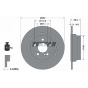 Слика 1 $на Кочионен диск TEXTAR PRO 92115403