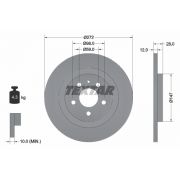 Слика 1 на кочионен диск TEXTAR PRO 92118203