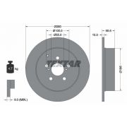 Слика 1 на кочионен диск TEXTAR PRO 92135703