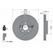 Слика 1 на кочионен диск TEXTAR PRO 92150603