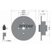 Слика 1 $на Кочионен диск TEXTAR PRO 92154403