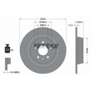 Слика 1 на кочионен диск TEXTAR PRO 92159303