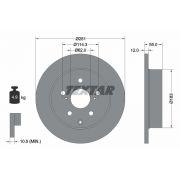 Слика 1 на кочионен диск TEXTAR PRO 92162103