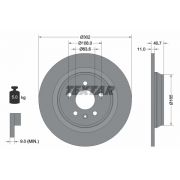 Слика 1 на кочионен диск TEXTAR PRO 92162903