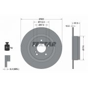 Слика 1 на кочионен диск TEXTAR PRO 92163303