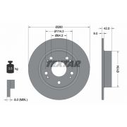 Слика 1 на кочионен диск TEXTAR PRO 92164303