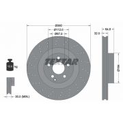 Слика 1 на кочионен диск TEXTAR PRO 92176403