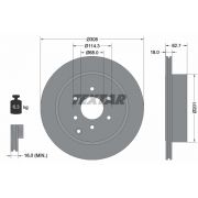 Слика 1 на кочионен диск TEXTAR PRO 92181603