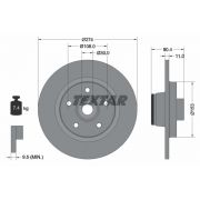 Слика 1 на кочионен диск TEXTAR PRO 92196203