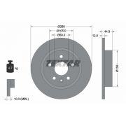 Слика 1 $на Кочионен диск TEXTAR PRO 92205503