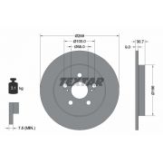 Слика 1 $на Кочионен диск TEXTAR PRO 92224003