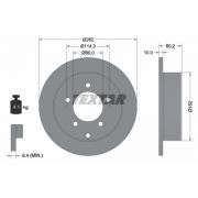 Слика 1 на кочионен диск TEXTAR PRO 92227403