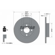 Слика 1 на кочионен диск TEXTAR PRO 92236703