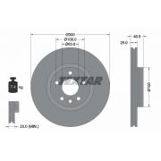 Слика 1 на кочионен диск TEXTAR PRO 92255703