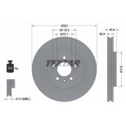 Слика 1 на кочионен диск TEXTAR PRO 92256803