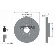 Слика 1 $на Кочионен диск TEXTAR PRO 92257403