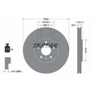 Слика 1 $на Кочионен диск TEXTAR PRO 92268103