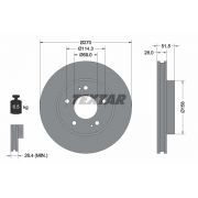 Слика 1 $на Кочионен диск TEXTAR PRO 92270803