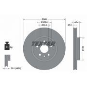 Слика 1 на кочионен диск TEXTAR PRO 92277203