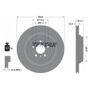 Слика 1 на кочионен диск TEXTAR PRO 92284003