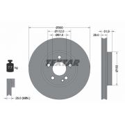 Слика 1 на кочионен диск TEXTAR PRO 92291803