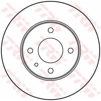 Слика на Кочионен диск TRW DF1751