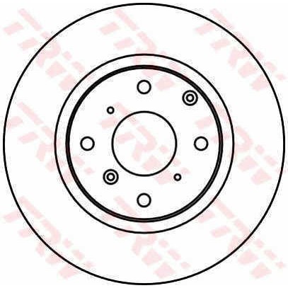 Слика на Кочионен диск TRW DF2573