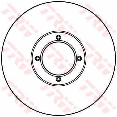 Слика на Кочионен диск TRW DF2616