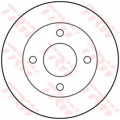 Слика на Кочионен диск TRW DF2726