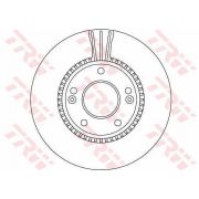 Слика 2 на кочионен диск TRW DF4283