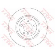 Слика 2 на кочионен диск TRW DF4349S