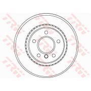 Слика 2 на кочионен диск TRW DF4450