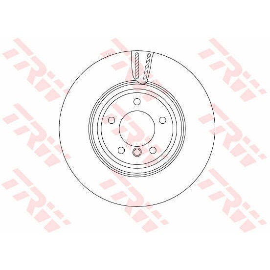 Слика на кочионен диск TRW DF4775S за BMW 3 Cabrio E93 335 i - 306 коњи бензин