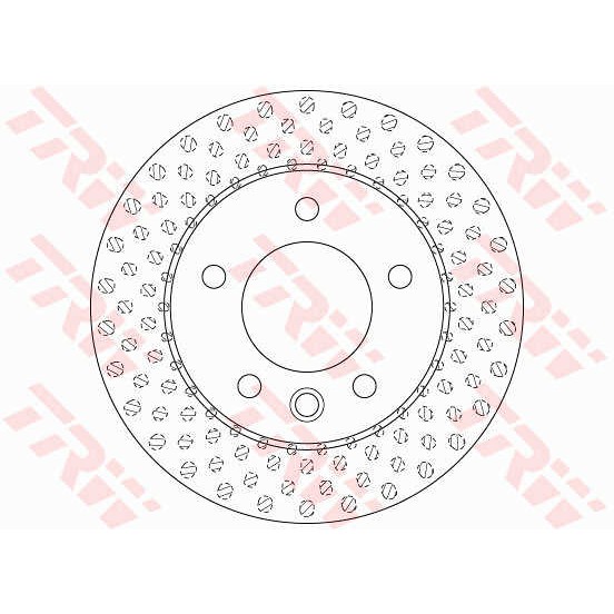 Слика на кочионен диск TRW DF6194S за Mercedes Sprinter 3-t Platform (903) 311 CDI - 109 коњи дизел