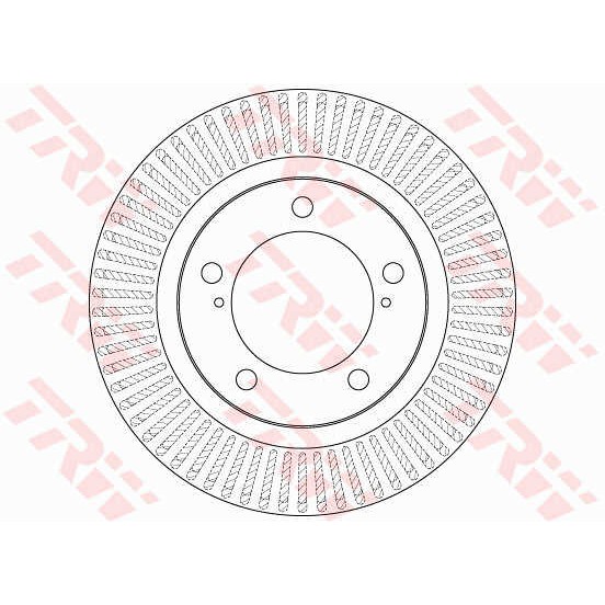 Слика на кочионен диск TRW DF6239S за Toyota Land Cruiser (URJ20,J20) 5.7 V8 (URJ200) - 381 коњи бензин