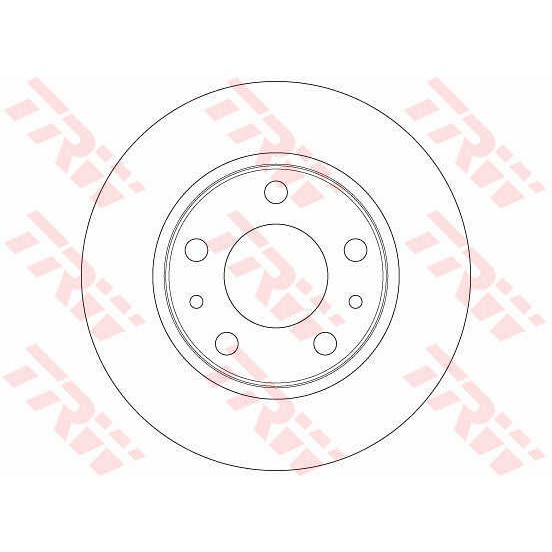 Слика на кочионен диск TRW DF6412 за камион Iveco Daily 2 Bus Box 35 C 14, 35 S 14 - 136 коњи дизел