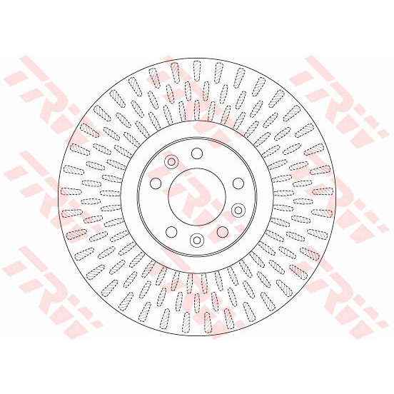Слика на кочионен диск TRW DF6427S за Peugeot 508 SW 2.0 HDi 150 - 150 коњи дизел