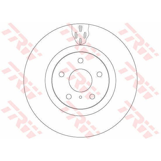 Слика на кочионен диск TRW DF6480 за Nissan 350Z (Z33) 3.5 - 301 коњи бензин