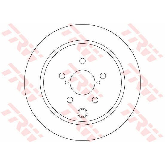 Слика на кочионен диск TRW DF6503 за Subaru XV Crosstrek 2.0 D - 147 коњи дизел