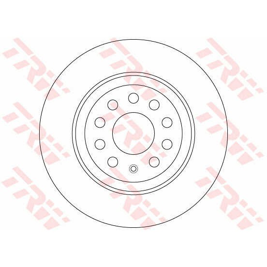 Слика на кочионен диск TRW DF6504 за Audi A3 Sedan (8VS) 1.2 TFSI - 110 коњи бензин