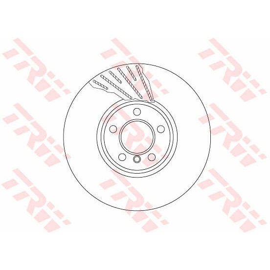 Слика на кочионен диск TRW DF6612S за BMW 7 Series F 730 d - 245 коњи дизел