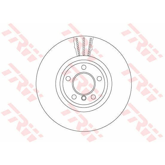 Слика на кочионен диск TRW DF6615S за BMW 7 Series F 730 d - 245 коњи дизел