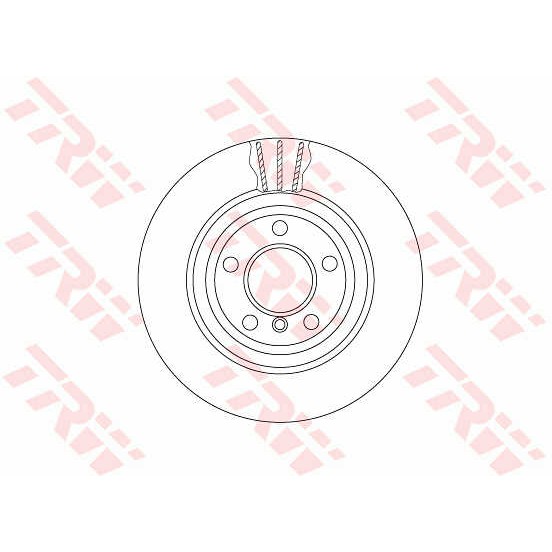 Слика на кочионен диск TRW DF6617S за BMW 5 Touring F11 535 d - 299 коњи дизел