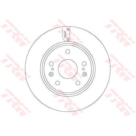 Слика на Кочионен диск TRW DF6703